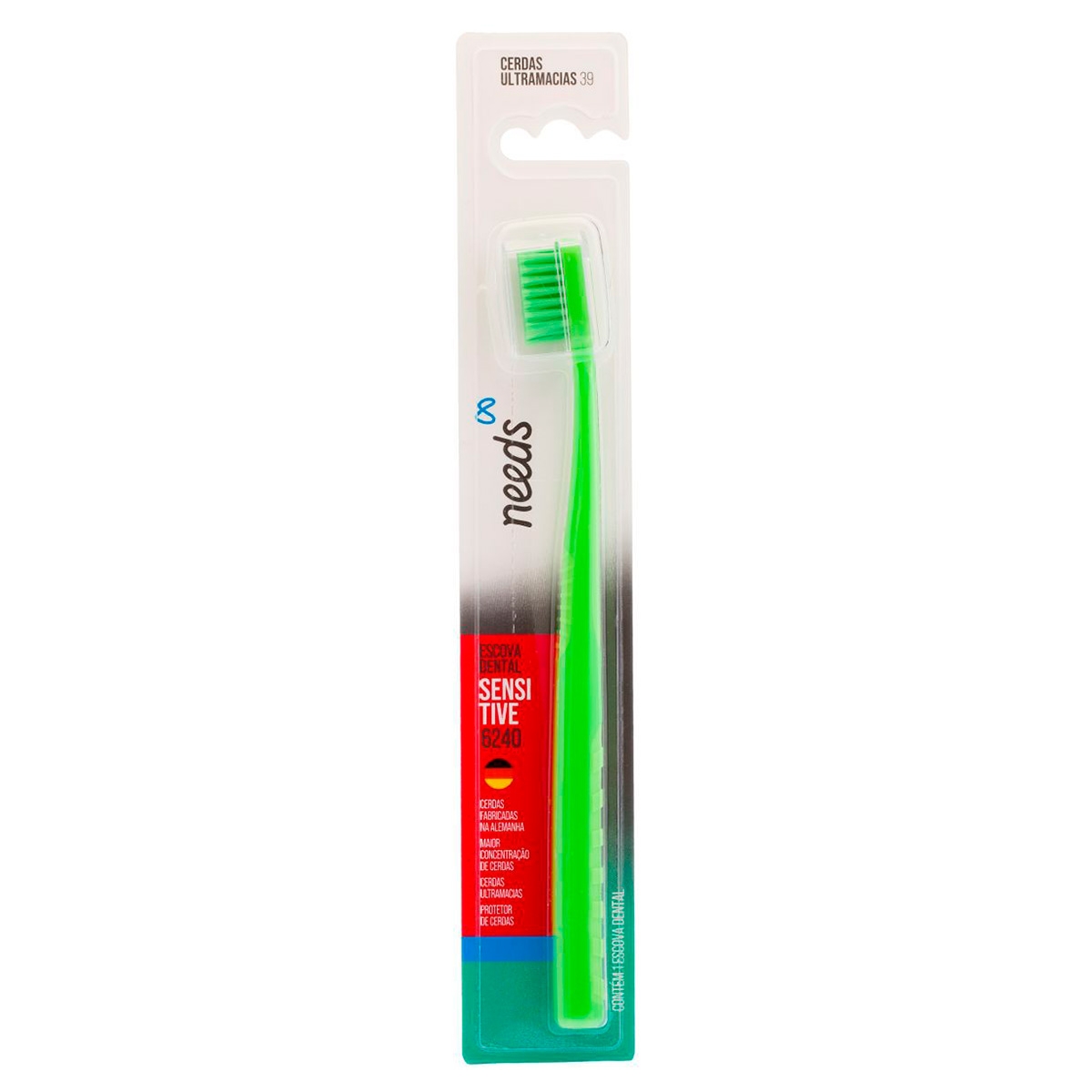 Escova de Dente Needs Sensitive 6240 com 1 Unidade Menor preço em Escova de Dente Needs Sensitive 6240 com 1 Unidade