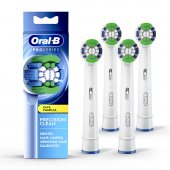 Refil para Escova de Dente Elétrica Oral-B Precision Clean com 4 unidades