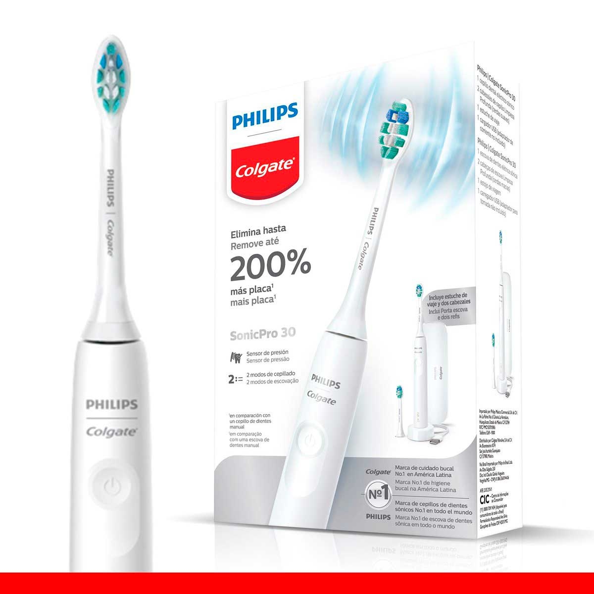 Escova de Dente Elétrica Philips Colgate SonicPro 30 com 1 unidade 1 Unidade