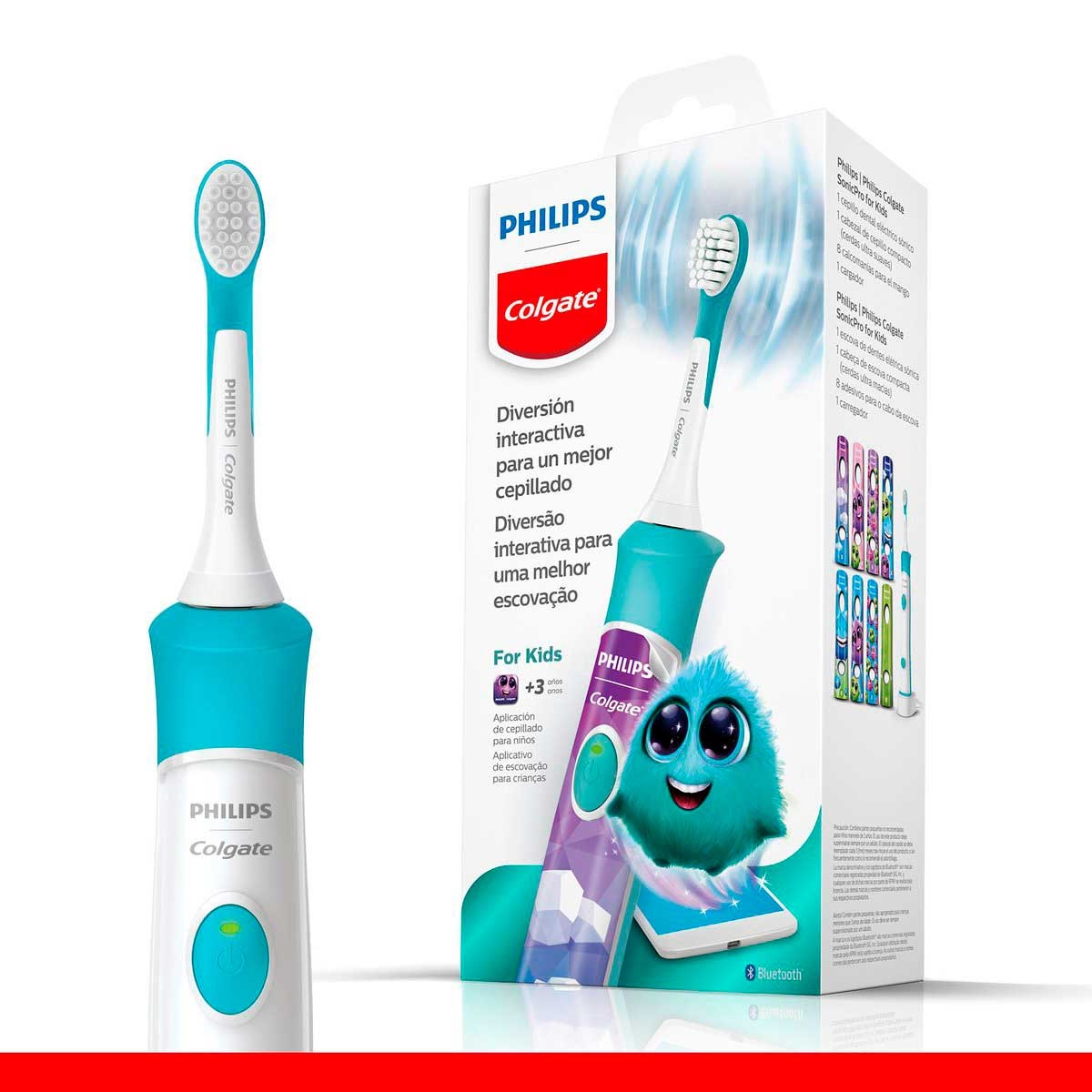 Escova de Dente Elétrica Philips Colgate SonicPro Kids com 1 unidade 1 Unidade