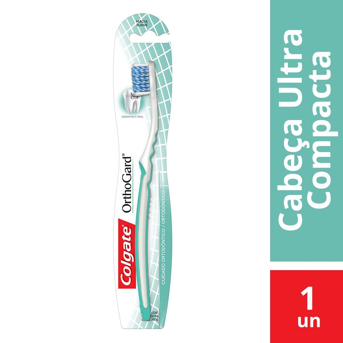 Escova de Dente Colgate OrthoGard Cabeça Ultra Compacta com 1 unidade Menor preço em Escova de Dente Colgate OrthoGard Cabeça Ultra Compacta com 1 unidade