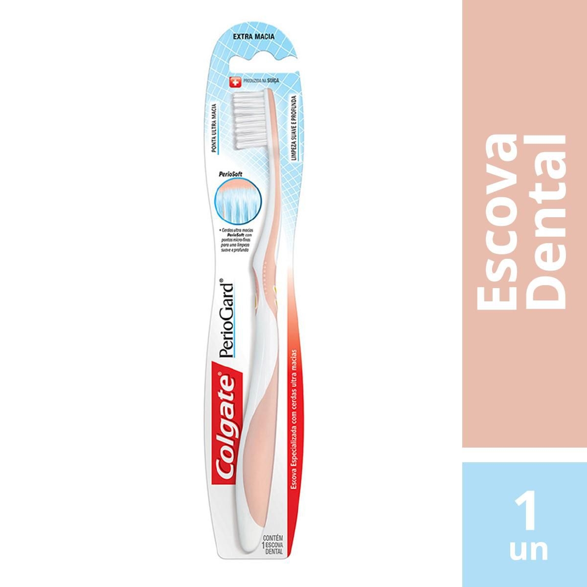Escova de Dente Colgate PerioGard Extra Macia com 1 unidade Menor preço em Escova de Dente Colgate PerioGard Extra Macia com 1 unidade