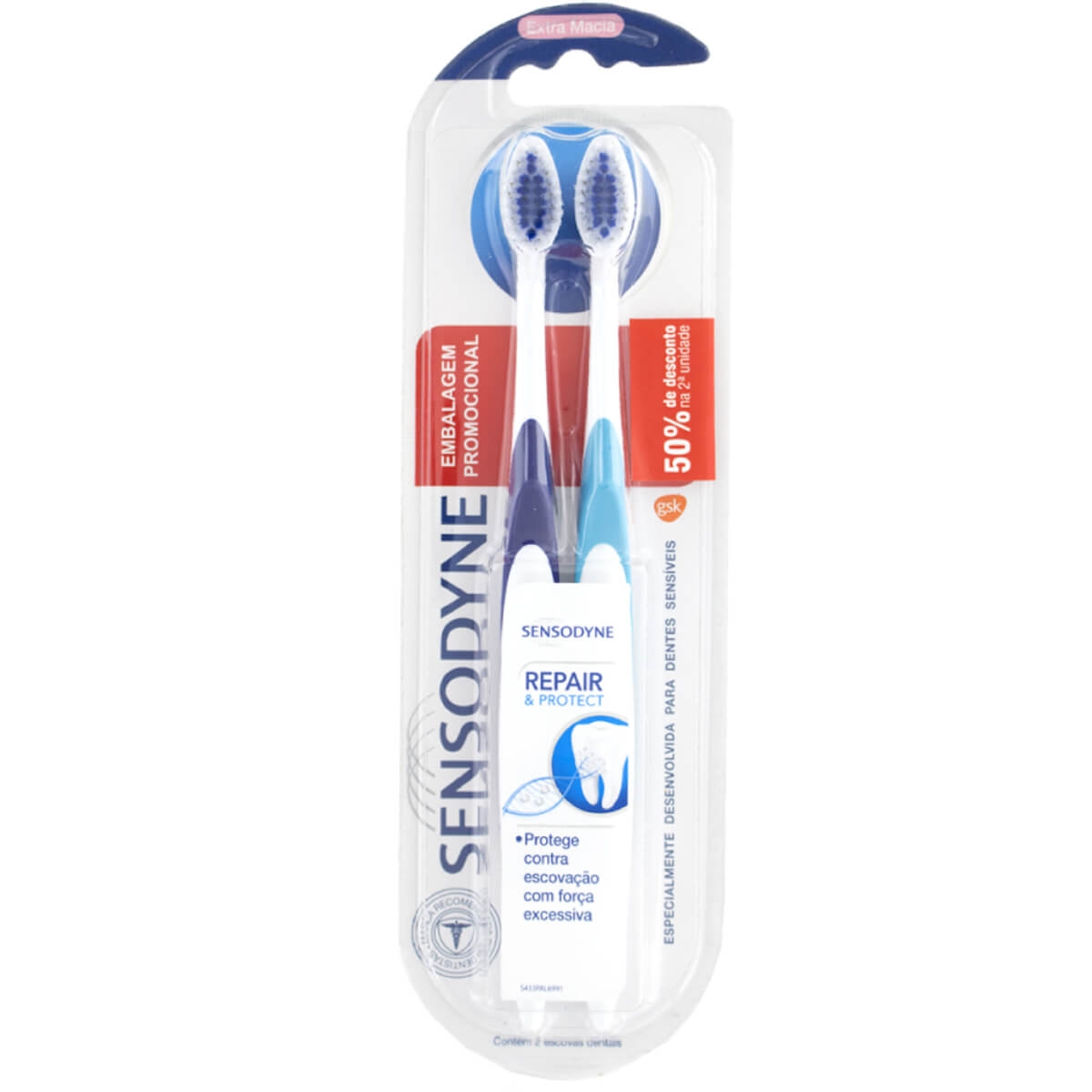 Escova Dental Sensodyne Repair & Protect 2 Unidades