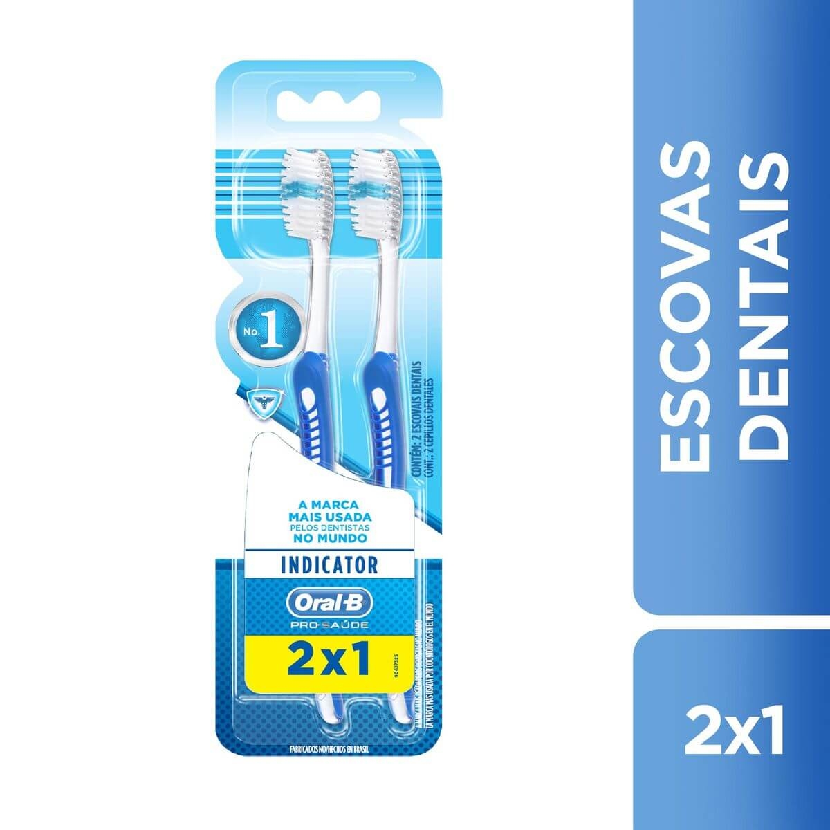 Escova Dental Oral-B Indicator Plus Nº40 2 Unidades