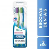 Escova Dental Oral-B Pro-Gengiva com 2 unidades