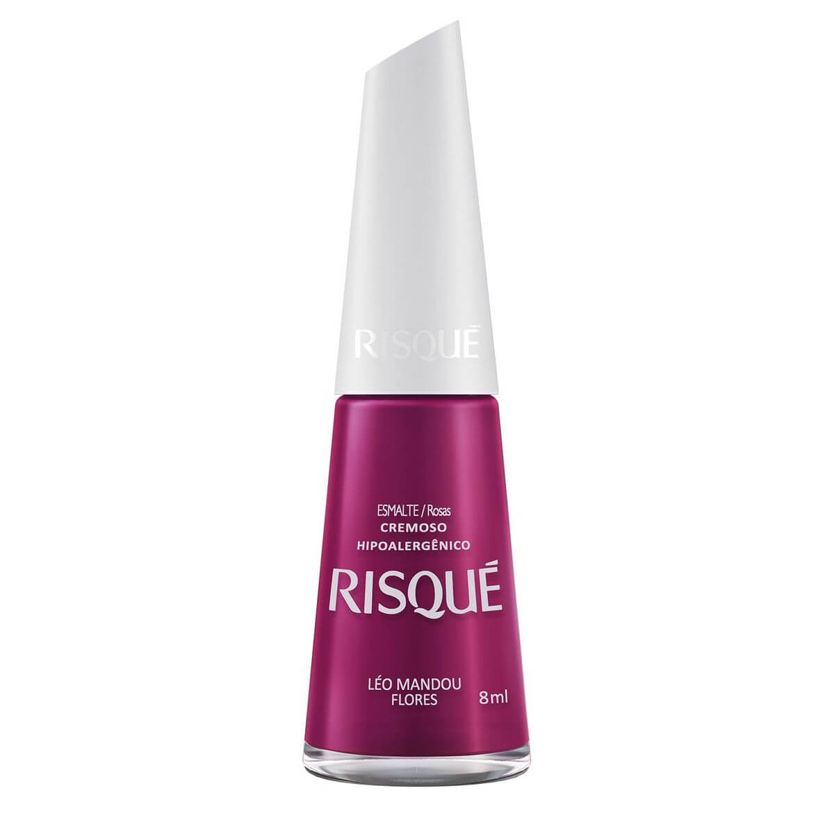 Esmalte Cremoso Risqué Léo Mandou Flores Hipoalergênico com 8ml Menor preço em Esmalte Cremoso Risqué Léo Mandou Flores Hipoalergênico com 8ml