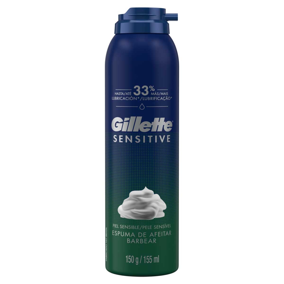 Espuma de Barbear Gillette Sensitive com 150g