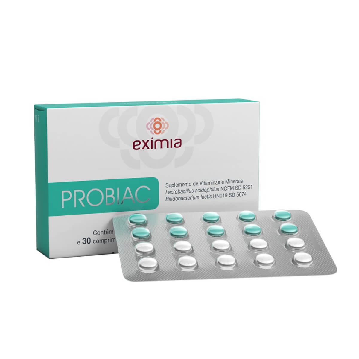 Suplemento Vitamínico Exímia Probiac - 60 Comprimidos