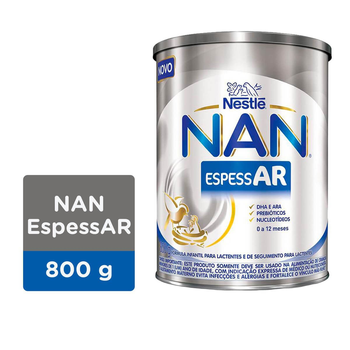 Fórmula Infantil NAN EspessAR com 800g é ruim? Fórmula Infantil NAN EspessAR com 800g é boa?
