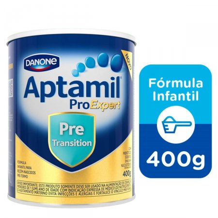 Fórmula Infantil Pré para Recém-nascidos Aptamil 400g | Drogaraia.com Foto 2