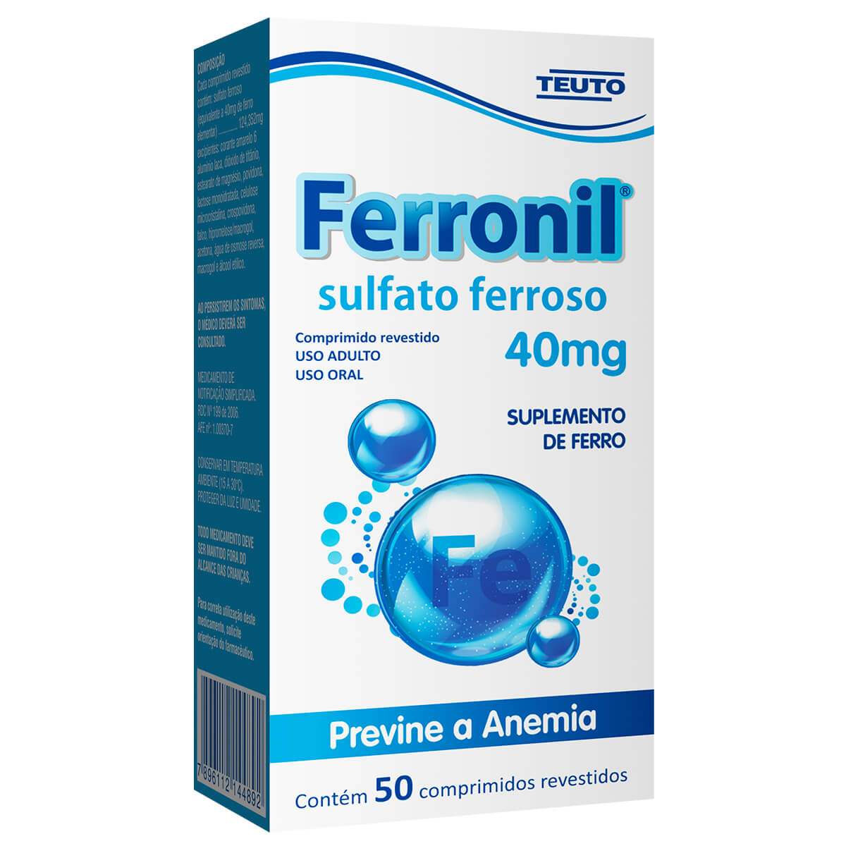 Ferronil Teuto 50 Comprimidos Revestidos