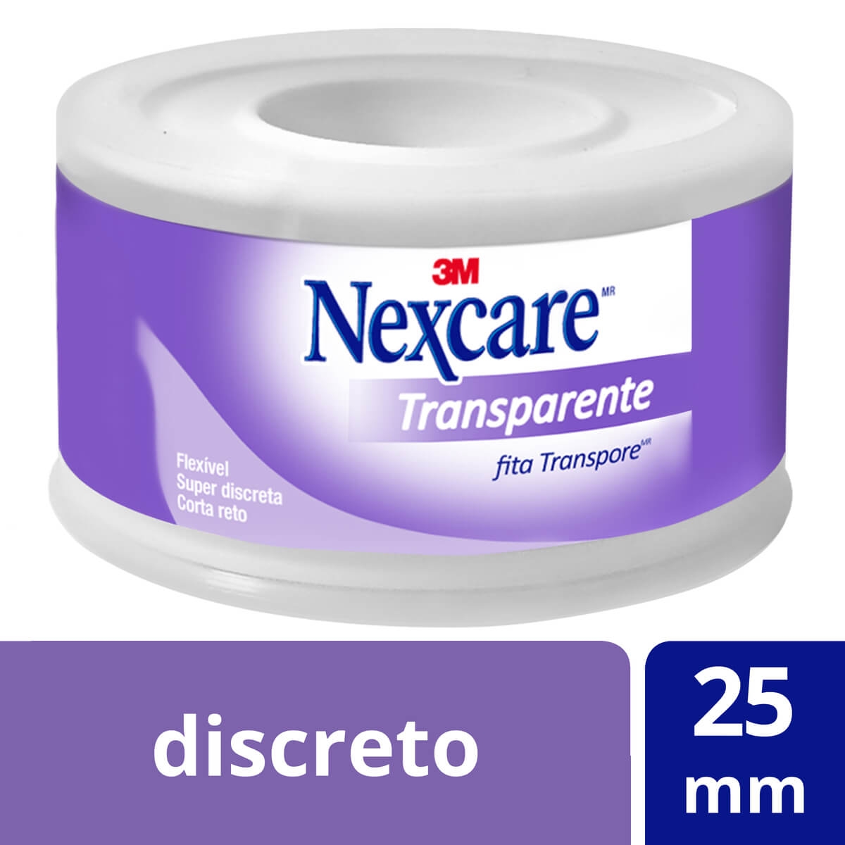 Fita para Curativo Transparente Nexcare com 1 rolo de 25mm x 4,5m Menor preço em Fita para Curativo Transparente Nexcare com 1 rolo de 25mm x 4,5m