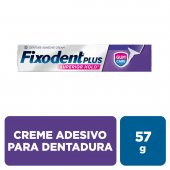 Creme Adesivo para Dentadura Fixodent Plus Gum Care com 57g
