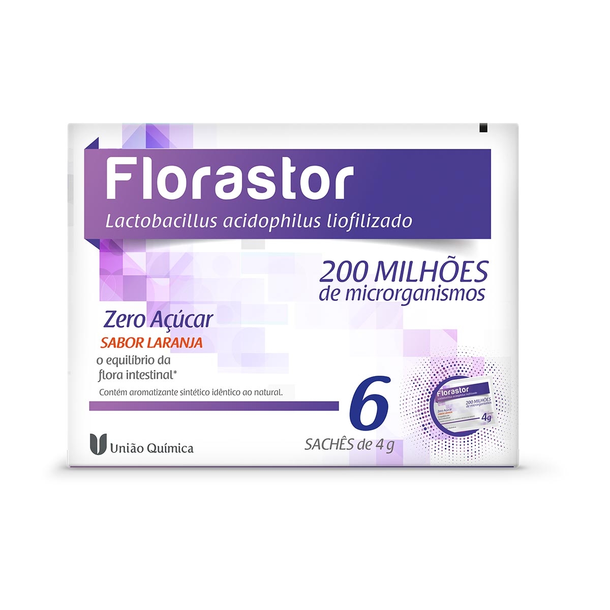 Probiótico Florastor 6 sachês de 4g cada