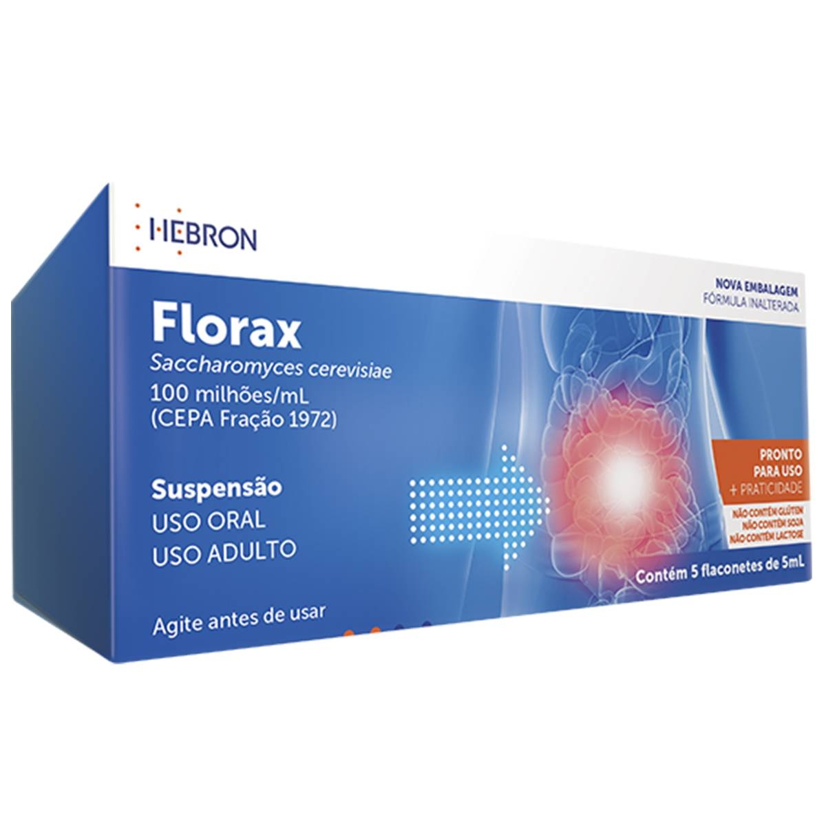 Probiótico Florax 5 flaconetes de 5ml