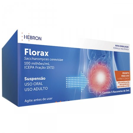 Florax com 5 flaconetes de 5ml