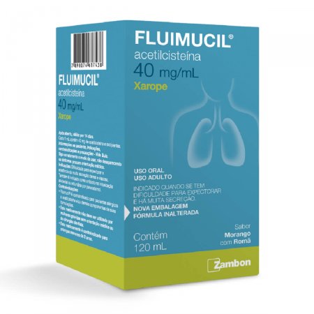 Fluimucil 40mg/ml Xarope Adulto com 120ml
