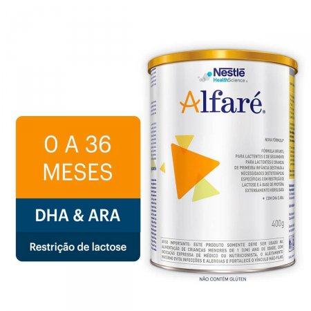 Fórmula Infantil Alfaré Nestlé 0 a 36 meses com 400g