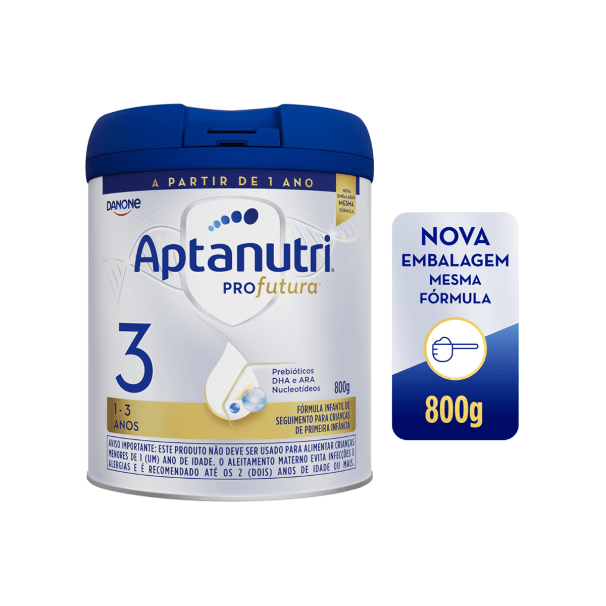 Fórmula Infantil Aptanutri Profutura 3 Danone 12 a 36 meses 800g
