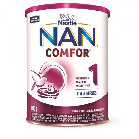 Fórmula Infantil NAN Comfor 1 Nestlé com 800g