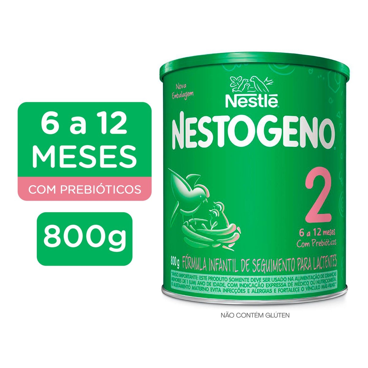 Fórmula Infantil Nestogeno 2 Nestlé 6 a 12 meses 800g é ruim? Fórmula Infantil Nestogeno 2 Nestlé 6 a 12 meses 800g é boa?