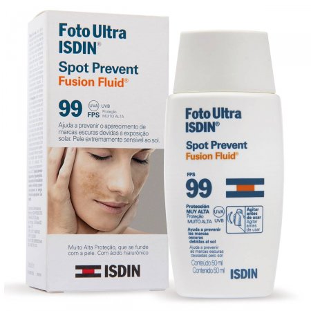 Protetor Solar Facial Isdin Spot Prevent FPS 99 com 50ml
