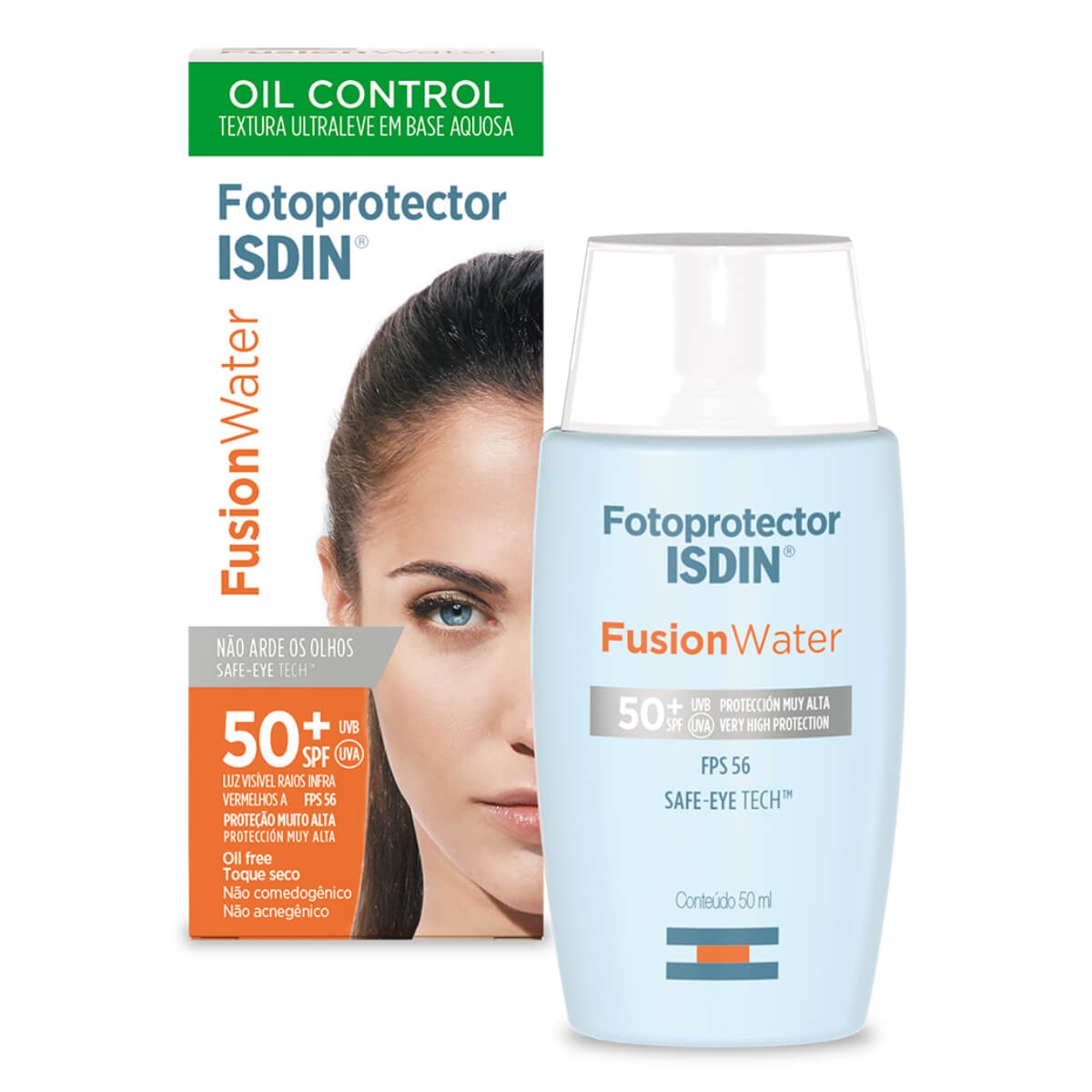 Fotoprotetor Isdin Fusion Water Oil Control FPS50+ 50ml