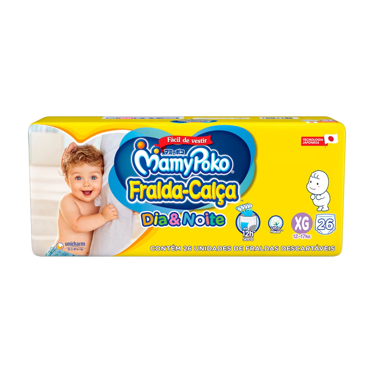 Fralda Calça Infantil MamyPoko Dia&Noite Tamanho XG com 26 unidades Menor preço em Fralda Calça Infantil MamyPoko Dia&Noite Tamanho XG com 26 unidades