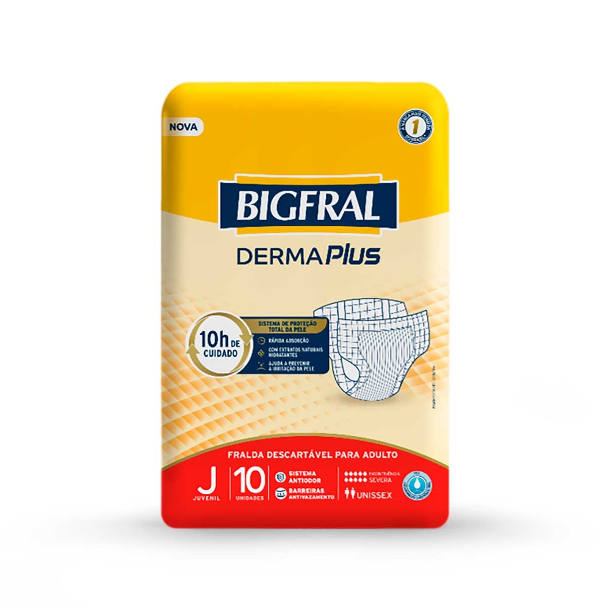 Fralda Descartável para Adulto Bigfral Derma Plus Juvenil com 10 unidades é ruim? Fralda Descartável para Adulto Bigfral Derma Plus Juvenil com 10 unidades é boa?
