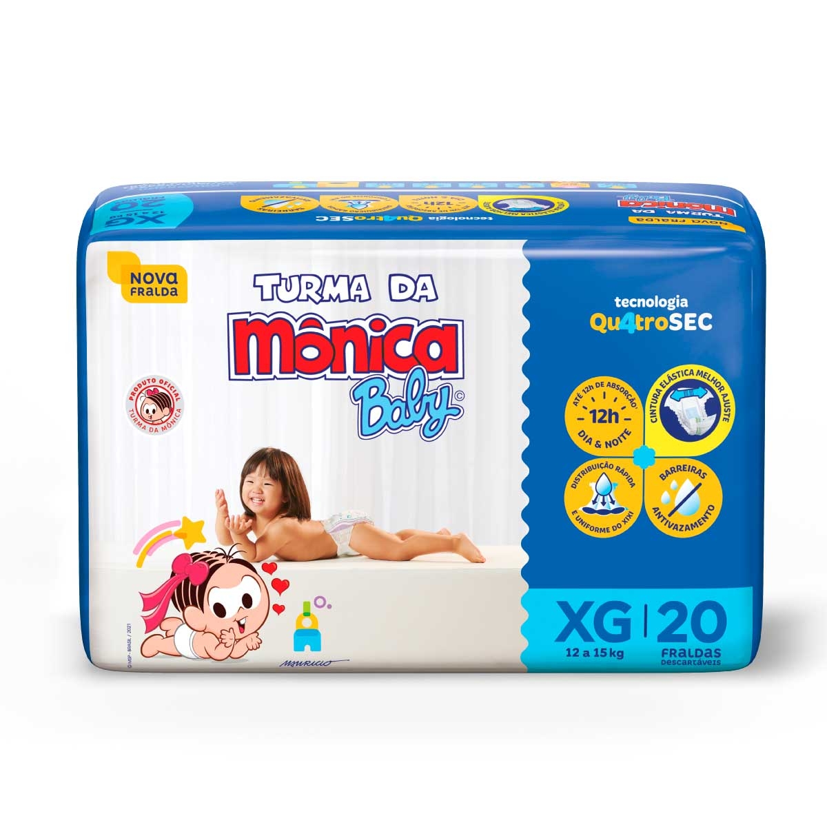 Fralda Descartável Turma da Mônica Baby XG com 20 Unidades é ruim? Fralda Descartável Turma da Mônica Baby XG com 20 Unidades é boa?
