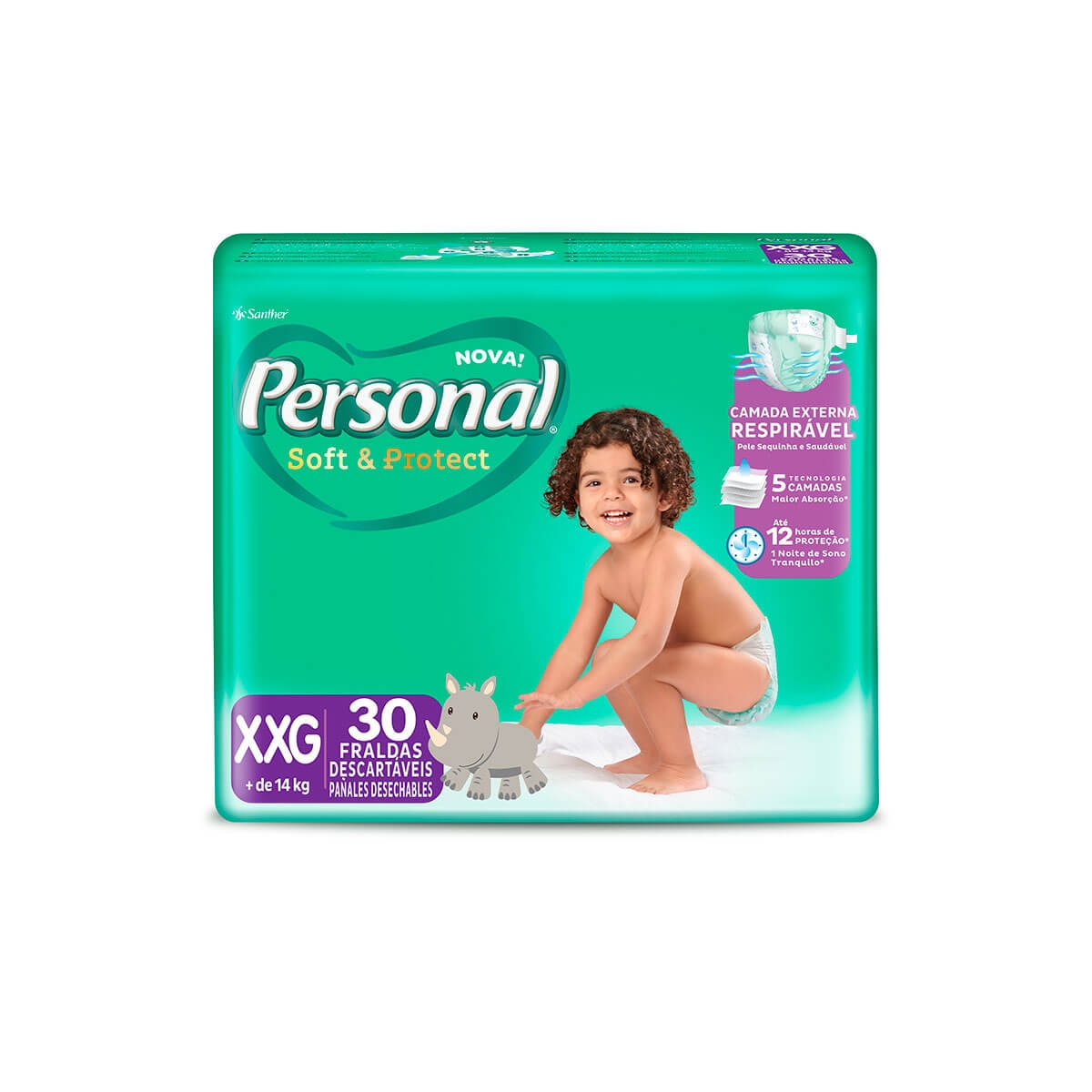 Fralda Personal Baby Premium Pants g - 42 Unidades