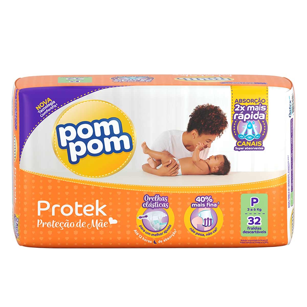 Fralda Pom Pom Protek Proteção de Mãe Tamanho P é ruim? Fralda Pom Pom Protek Proteção de Mãe Tamanho P é boa?