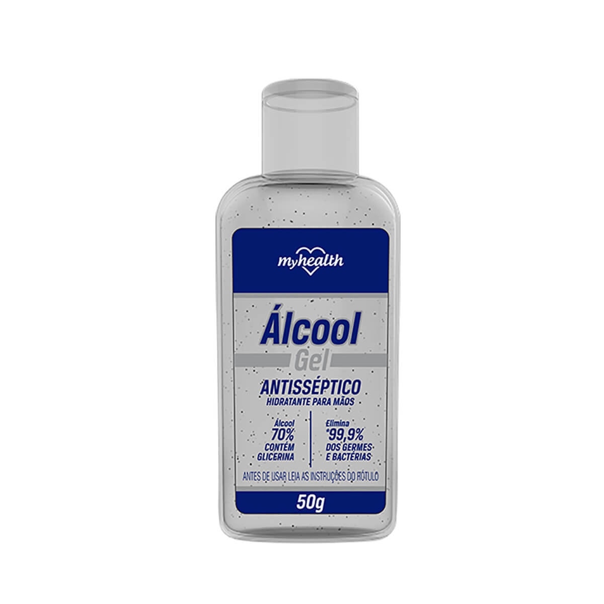 Álcool Gel 70% Antisséptico My Health com Glicerina com 50g Menor preço em Álcool Gel 70% Antisséptico My Health com Glicerina com 50g
