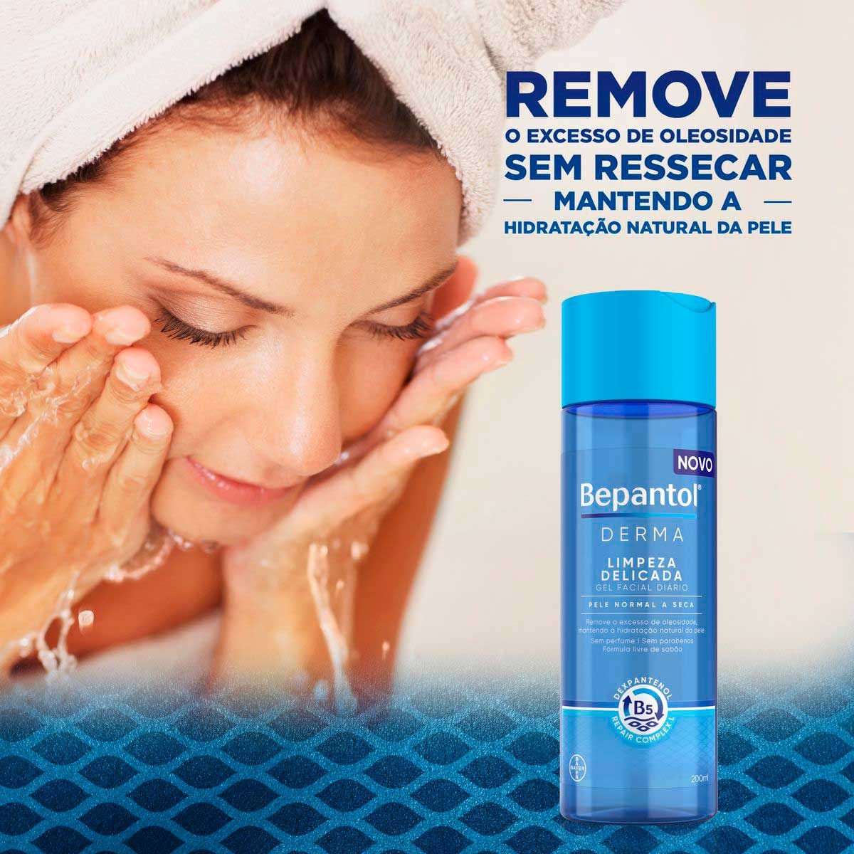Compre Gel de Limpeza Facial Bepantol Derma em promoção | Droga Raia