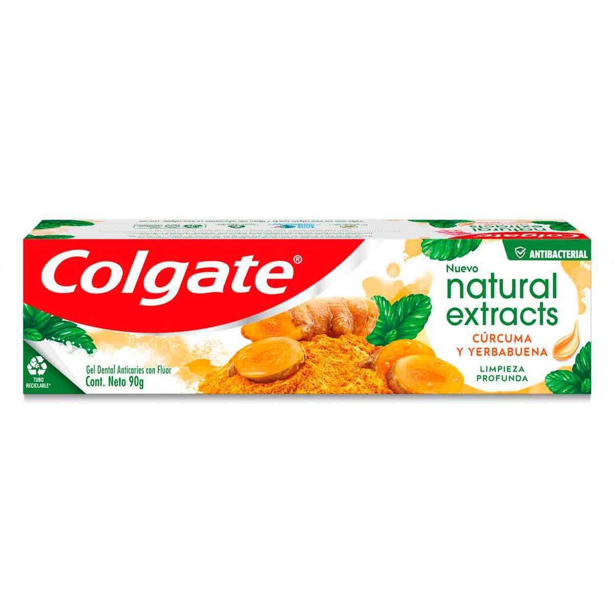 Gel Dental Colgate Natural Extracts Cúrcuma com 90g 90g