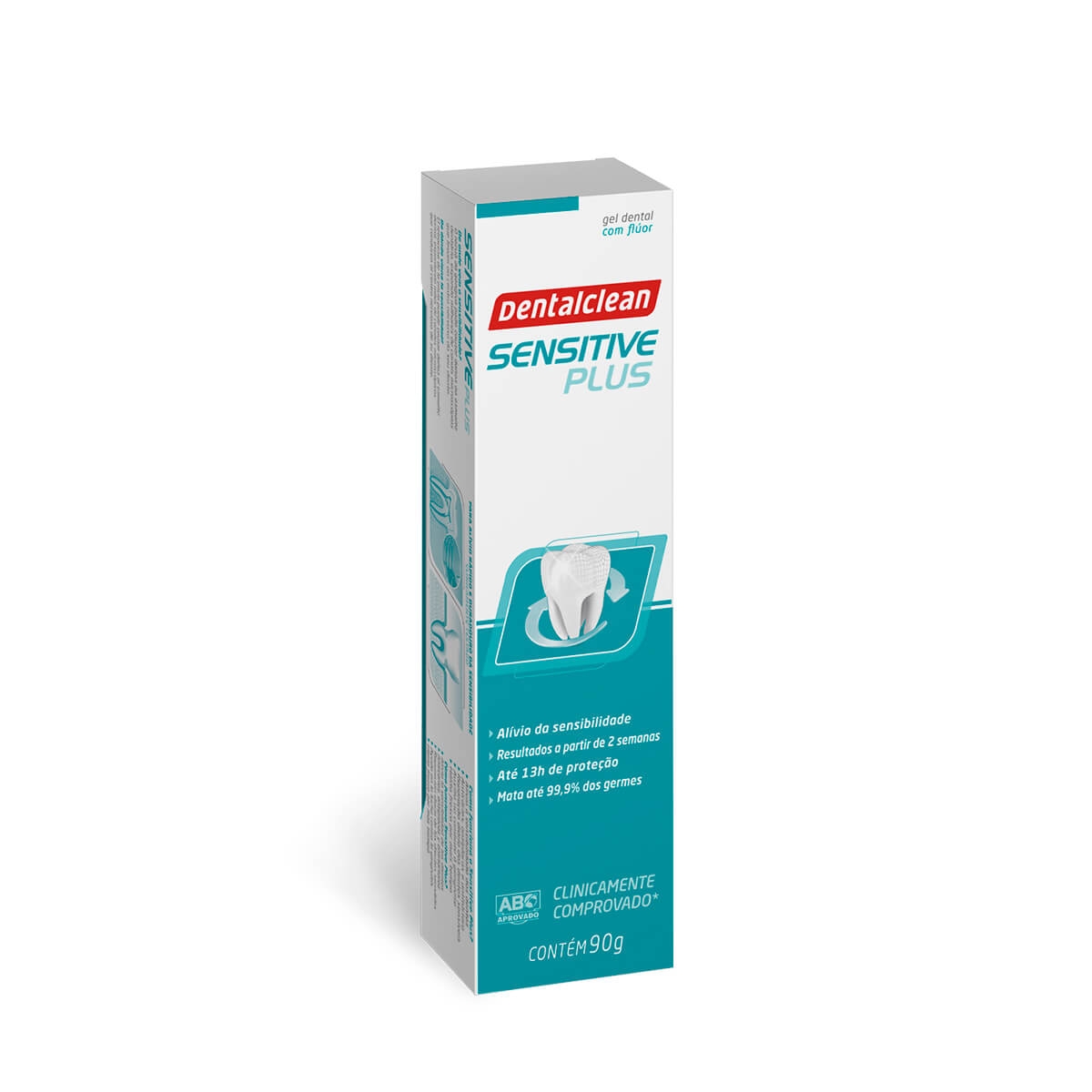Gel Dental com Flúor Dentalclean Sensitive Plus Alívio da Sensibilidade com 90g 90g
