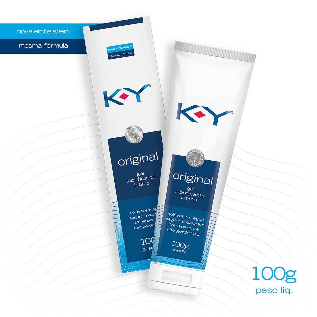 Gel Lubrificante Íntimo K-Y Original com 100g Menor preço em Gel Lubrificante Íntimo K-Y Original com 100g