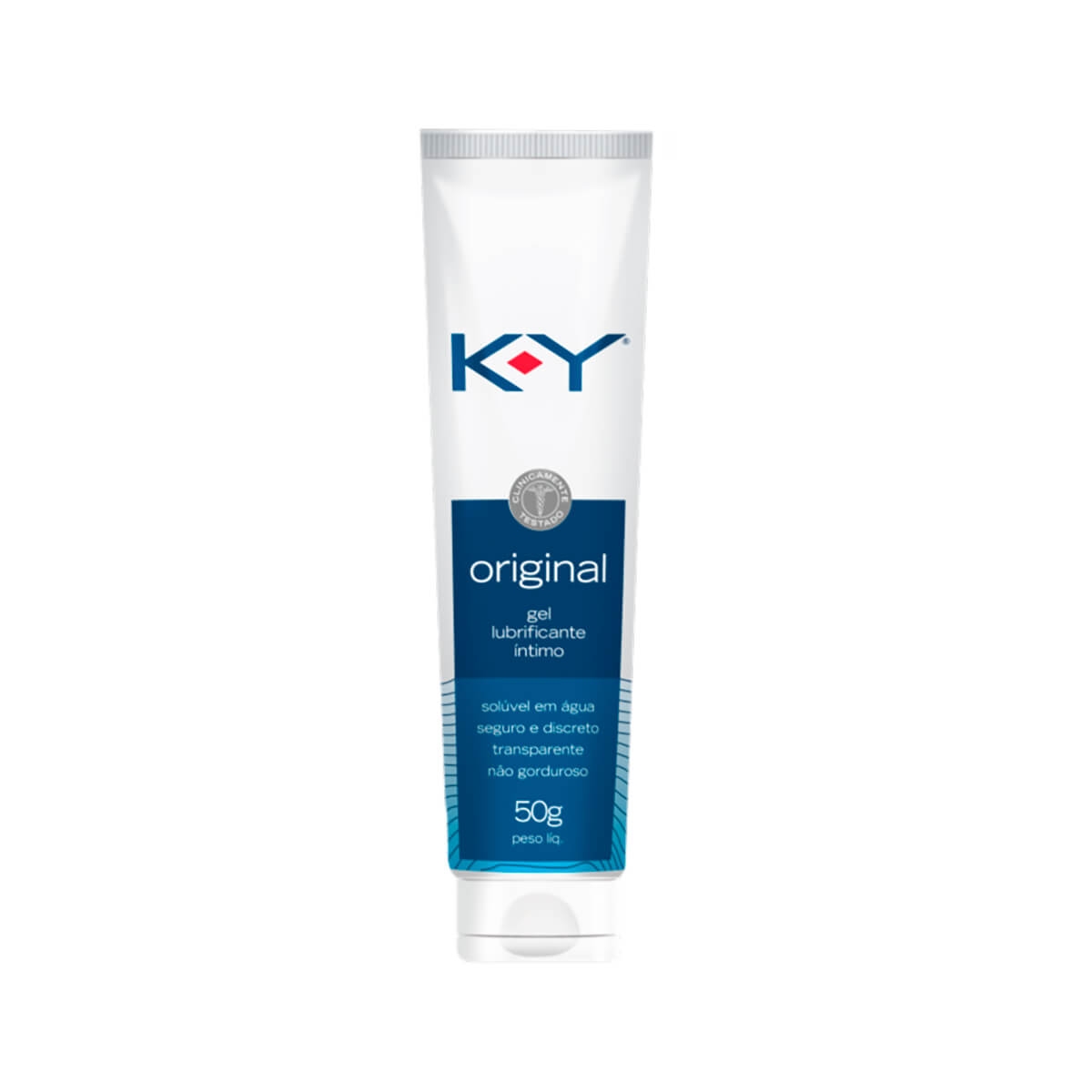 Gel Lubrificante Íntimo K-Y Original com 50g Menor preço em Gel Lubrificante Íntimo K-Y Original com 50g