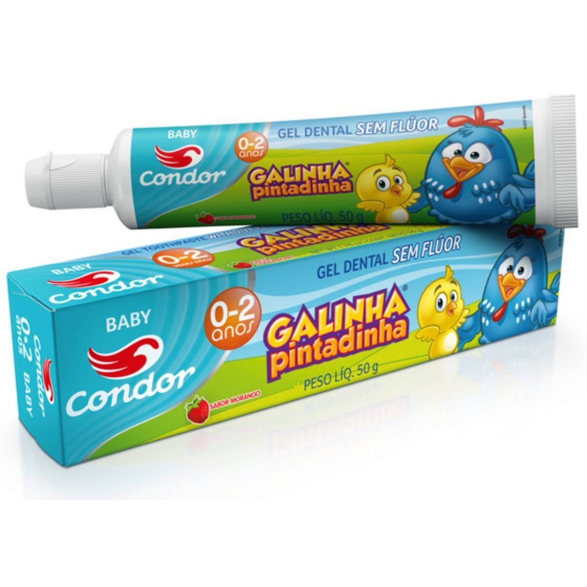 Gel Dental Condor Baby Galinha Pintadinha Sem Fluor 0 2 Anos Com 50g Droga Raia Gel Dental Condor Baby Galinha Pintadinha Sem Fluor 0 2 Anos Com 50g Droga Raia