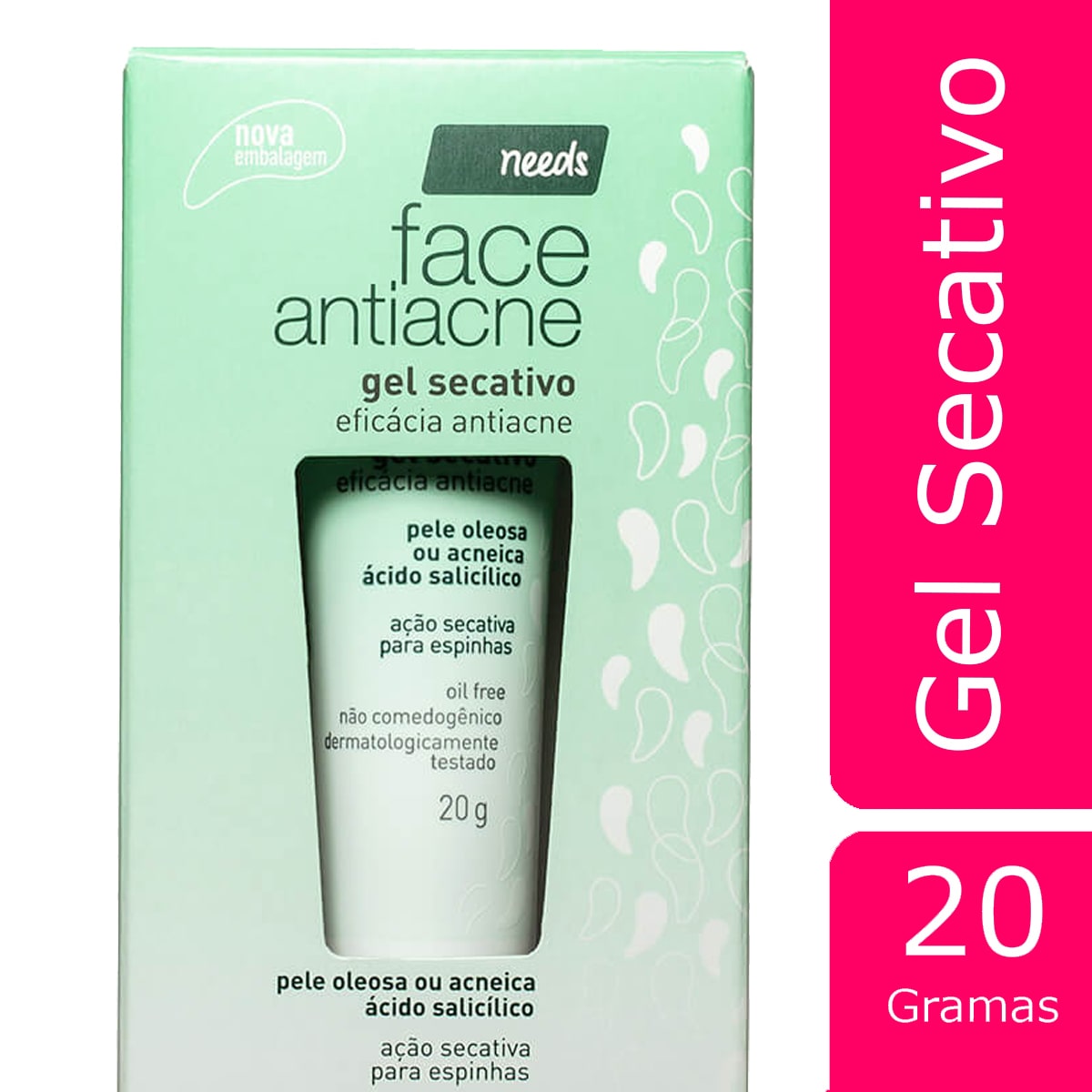 Gel Secativo Antiacne Needs com 20g Menor preço em Gel Secativo Antiacne Needs com 20g