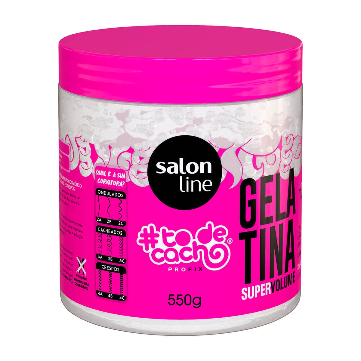 Gelatina Capilar Salon Line #To de Cacho Super Volume com 550g Menor preço em Gelatina Capilar Salon Line #To de Cacho Super Volume com 550g