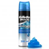 Gel de Barbear Gillette Mach3 Complete Defense Extra Comfort com 200ml