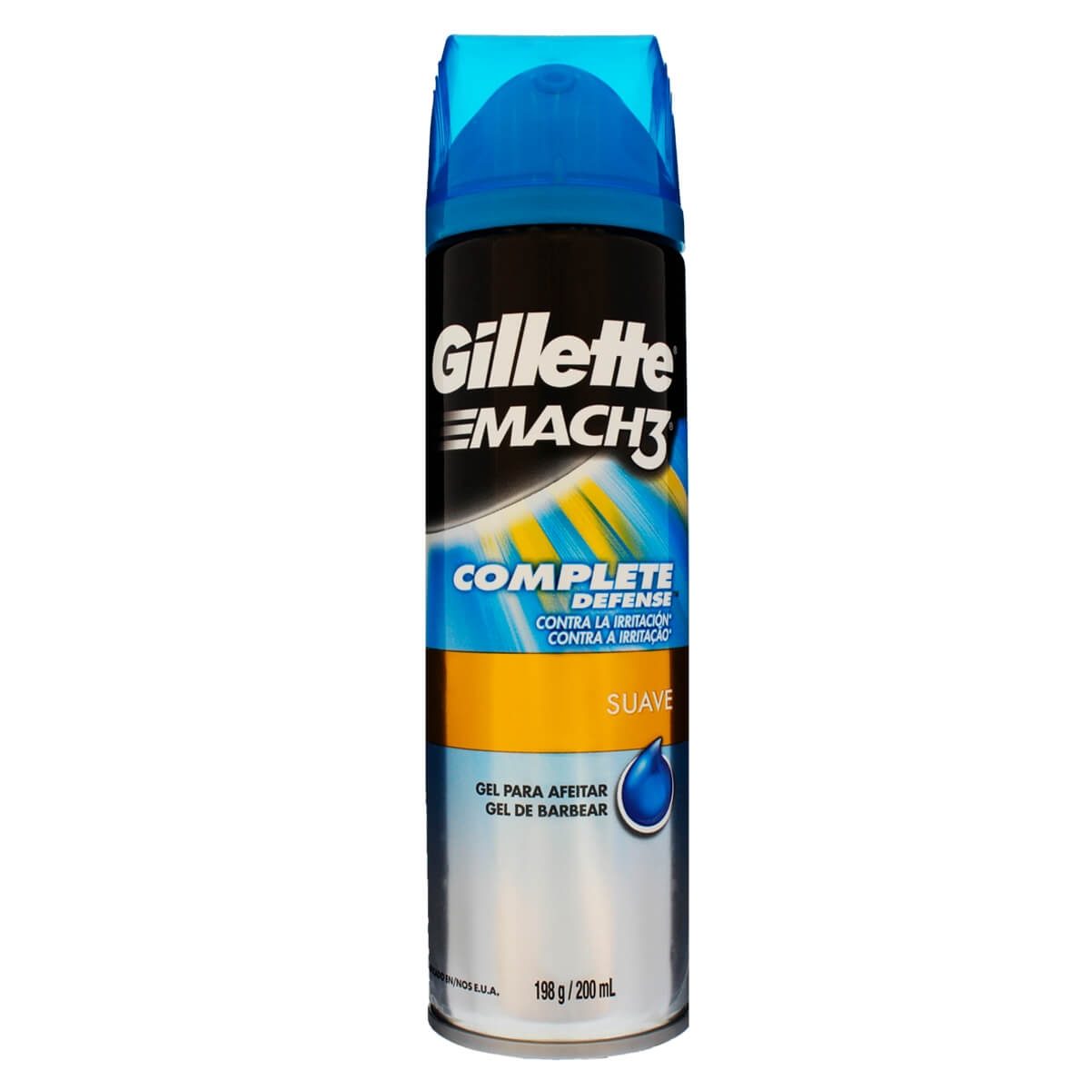 Gel para Barbear Refrescante Gillette Mach 3 198g