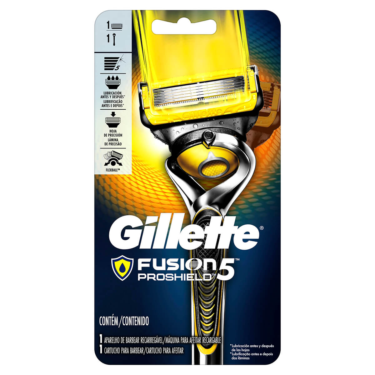 Aparelho De Barbear Gillette Fusion Proshield 1 Unidade