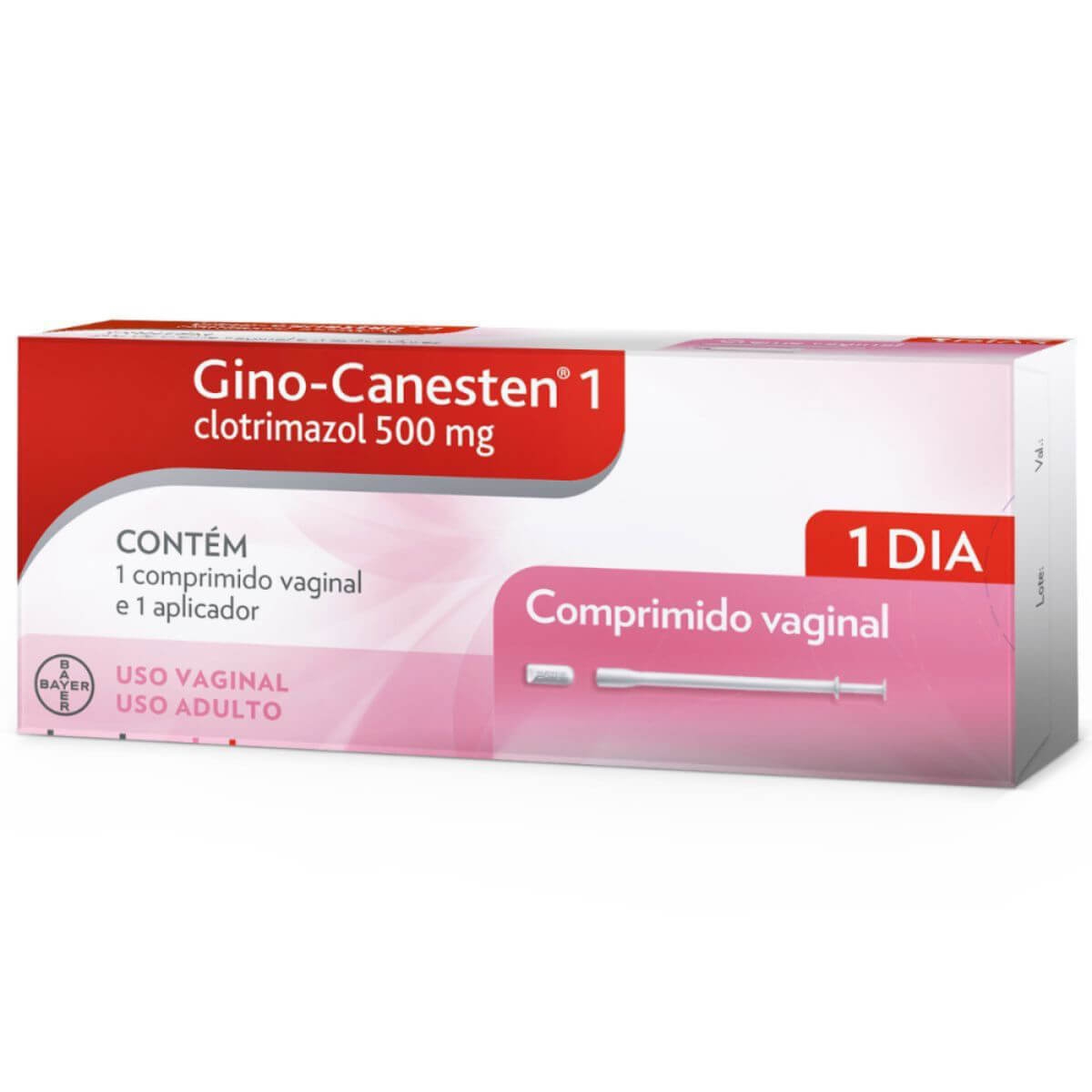 Gino-Canesten 1 com 1 Comprimido Vaginal + 1 Aplicador | Droga Raia