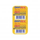Gripinew Dipirona Monoidratada 500mg + Maleato de Clorfeniramina 2mg + Cafeína 30mg 6 comprimidos