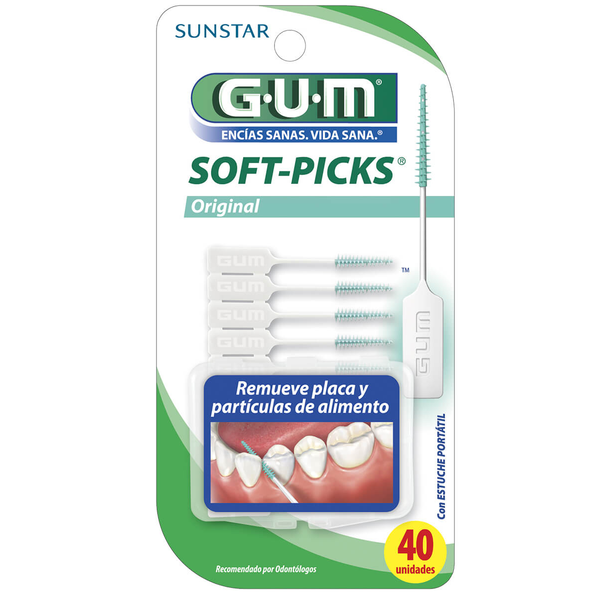 Gum Soft Picks 40 Unidades | Droga Raia