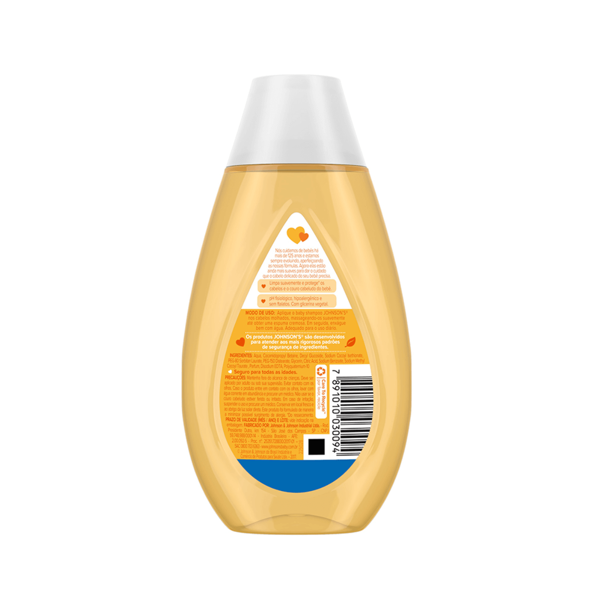 Shampoo Johnson's Baby Regular com 200ml Droga Raia