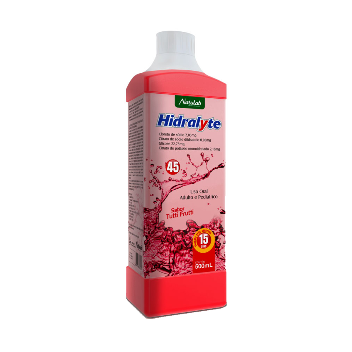 Hydralite 45 Sabor Tutti-Frutti Solução 500ml