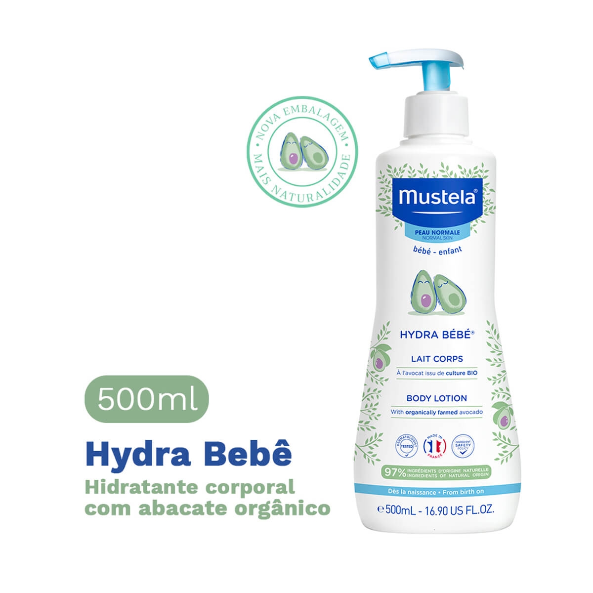 Hidratante Infantil Mustela Hydra Bebê para Pele Normal - Oferta ...